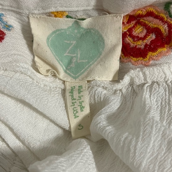 Z&L Flowers and Birds Embroidery Boho Dress - Picture 10 of 10